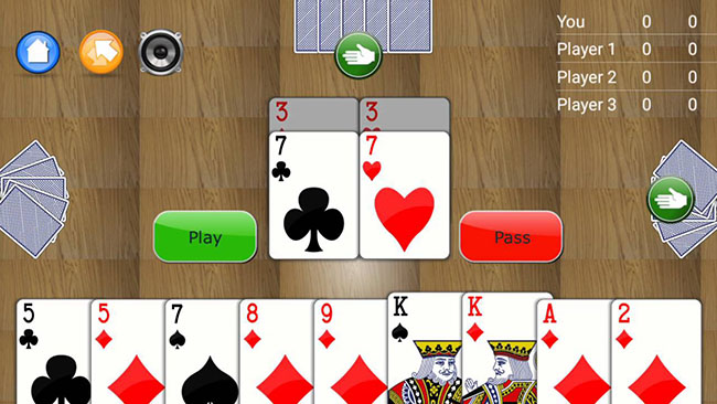 Quy tắc và cách chơi game tiến lên miền Nam đếm lá online