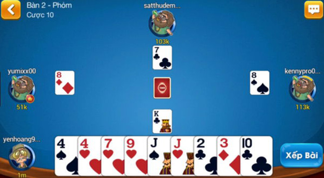 Hướng dẫn chơi game Phỏm đổi thưởng đơn giản