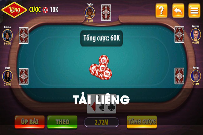 Liêng Offline là một tựa game dùng bộ bài Tây 52 lá để chơi