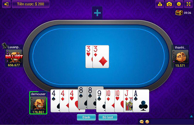 Hướng dẫn các bước chơi game sâm lốc facebook