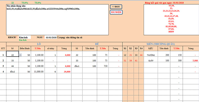 ưu điểm vượt trội của phần mềm tính lô đề bằng excel